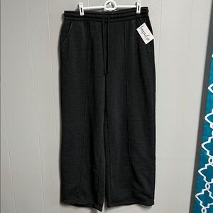 NWT Double Zero Lounge Pants Large Black New With Tags